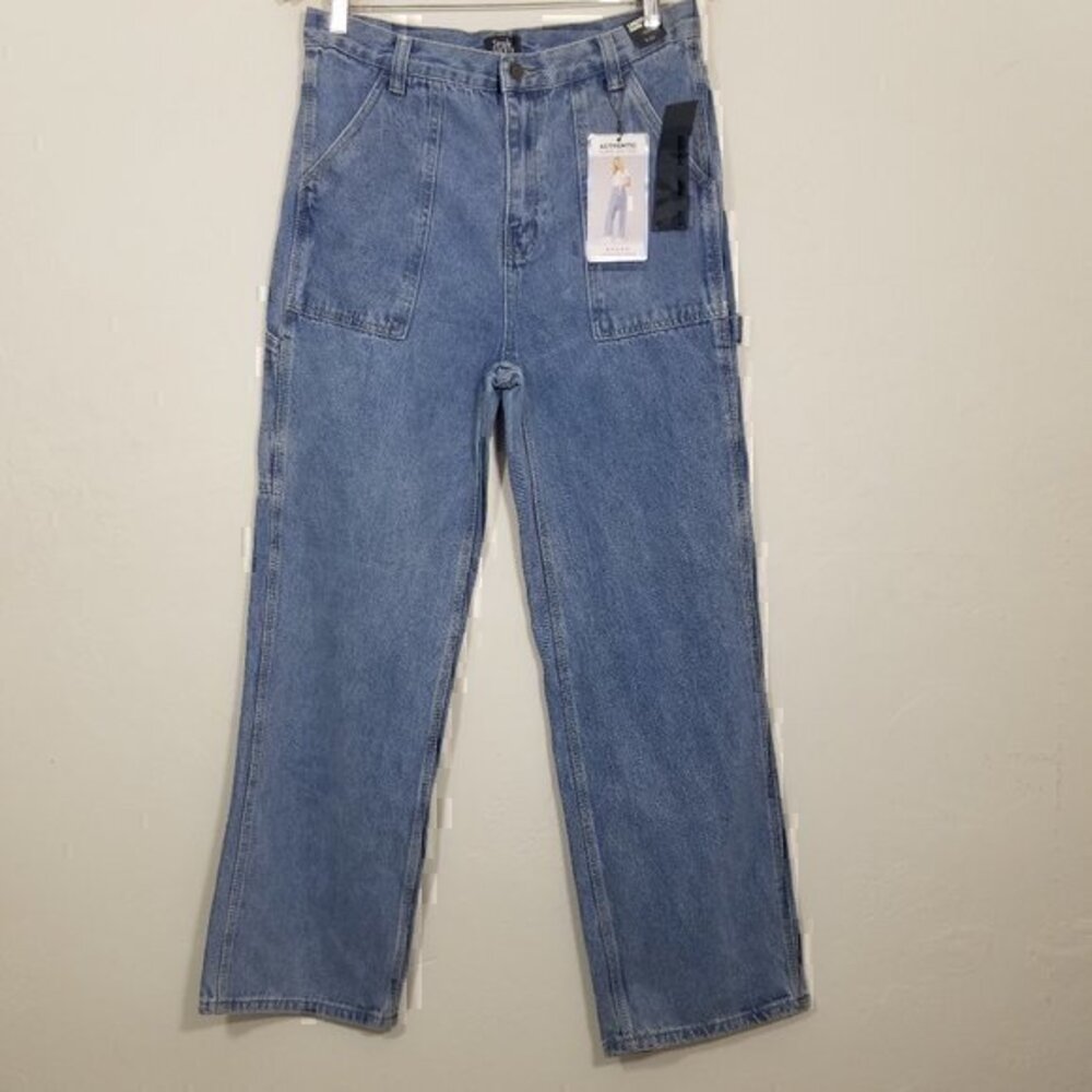 NWT Simple Society Super High Rise Carpenter Jeans Blue Size 9/29
